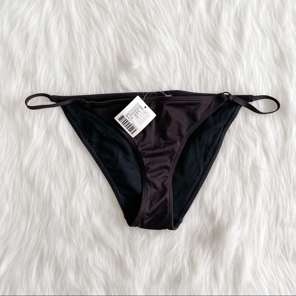 NWT [out from under] black slinky bikini bottom - Picture 3 of 4